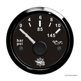 Osculati Öldruckanzeiger 0/10 bar schwarz/schwarz 27.320.11