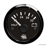 Osculati Voltmetro 18/32 V nero/nera 27.320.15 - AmerigoStore
