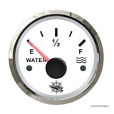 Indicador de nivel de agua Osculati 240/33 ohm blanco/brillante 27.322.03
