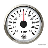 Amperímetro Osculati con derivación 50 A blanco/brillante 27.322.23