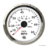 Osculati Pitot-Tachometer 35-65 MPH Weiß/Glänzend 27.327.08