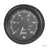 Velocímetro Osculati 30-50 nudos 12 V negro 27.422.01