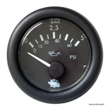 Osculati Oil pressure GUARDIAN 5-10 Bar Black 24 V 27.430.01