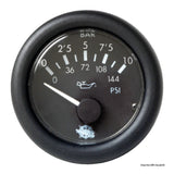 Osculati Oil pressure GUARDIAN 5-10 Bar Black 24 V 27.430.01