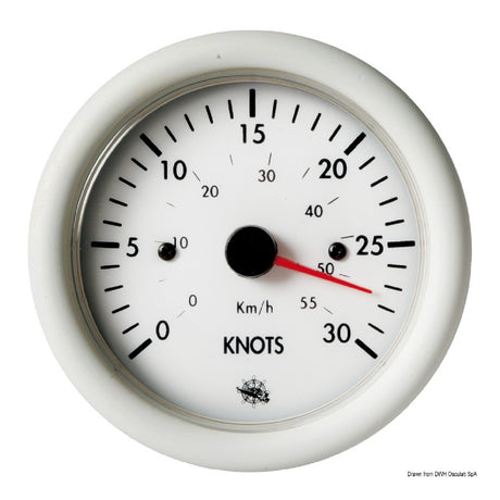Osculati GUARDIAN Speedometer 0-30 Knots White 27.522.01