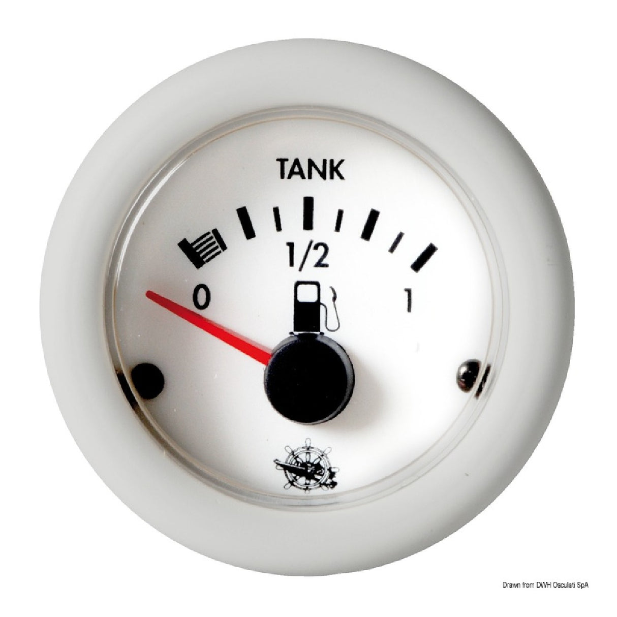 Indicador de nivel de combustible Osculati GUARDIAN 10-180 12/24 V blanco 27.527.01