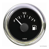 Indicador de nivel de combustible marino VDO 10/180 ohmios negro