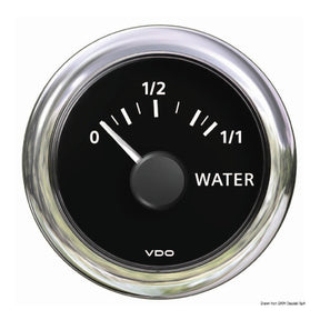 VDO Marine Indicat livello acqua 10/180 ohm nero - AmerigoStore