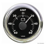 VDO Marine Amperometro -60 A +60 A nero - AmerigoStore