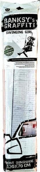 Banksys Graffiti-Thermo-Front-Sonnenschutz 130x70cm