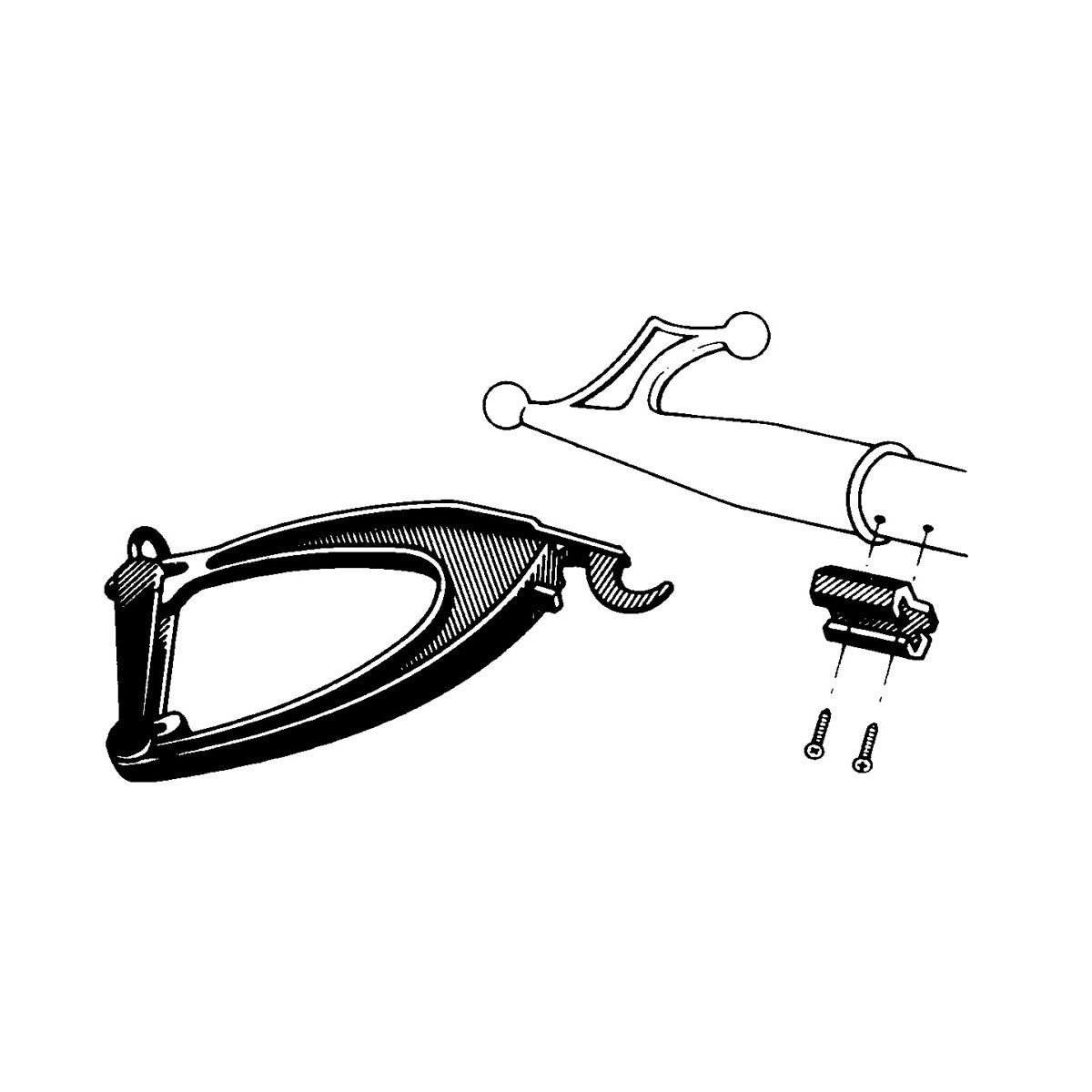 Trem Gancio Jolly Hook, anwendbar auf alle Transportmittel, Gewicht kg 0,120