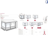 Fiamma Tenda Privacy CaravanStore ZIP XL per tendalino 320 cm