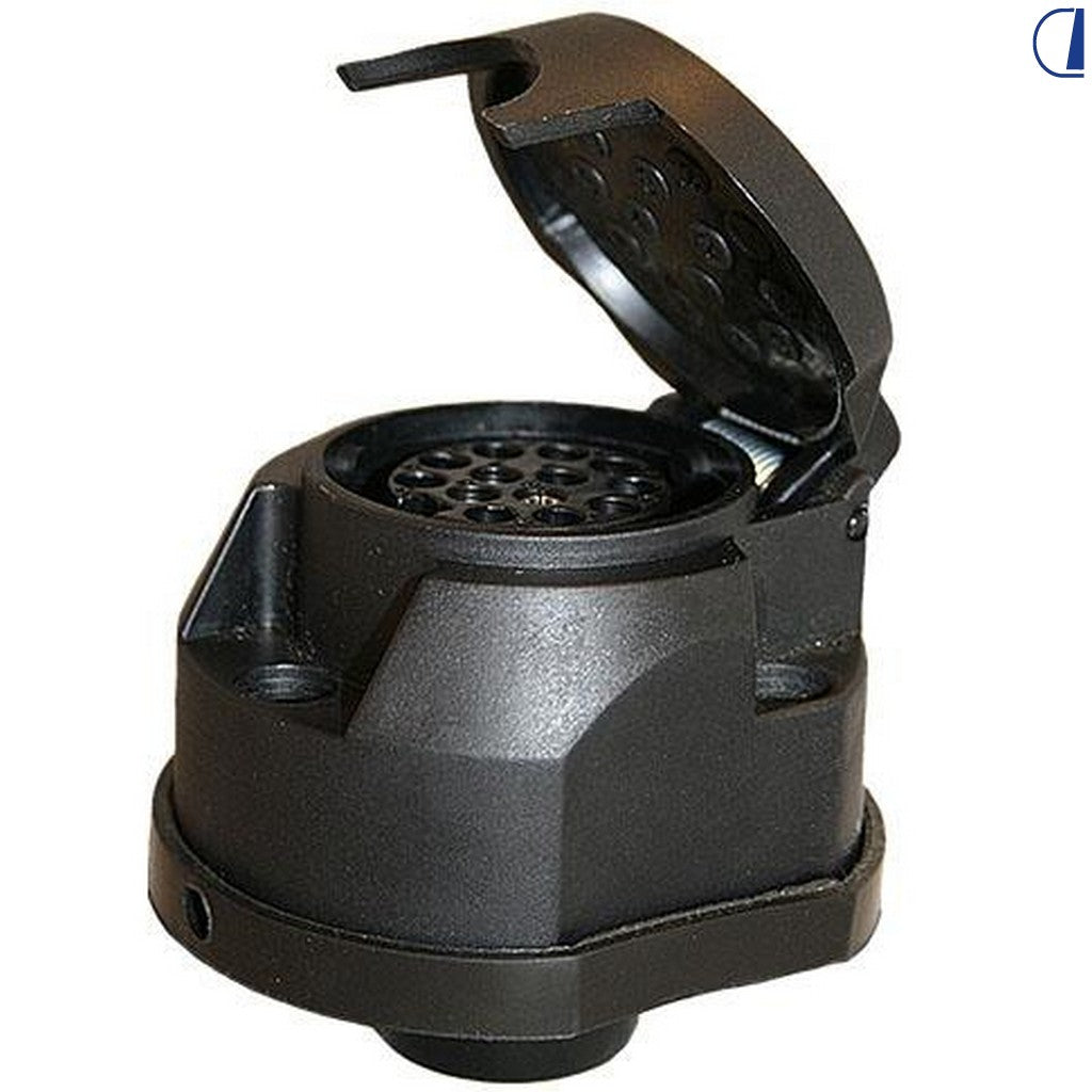 Di-Tec Presa DIN 13 pin per rimorchio e roulotte