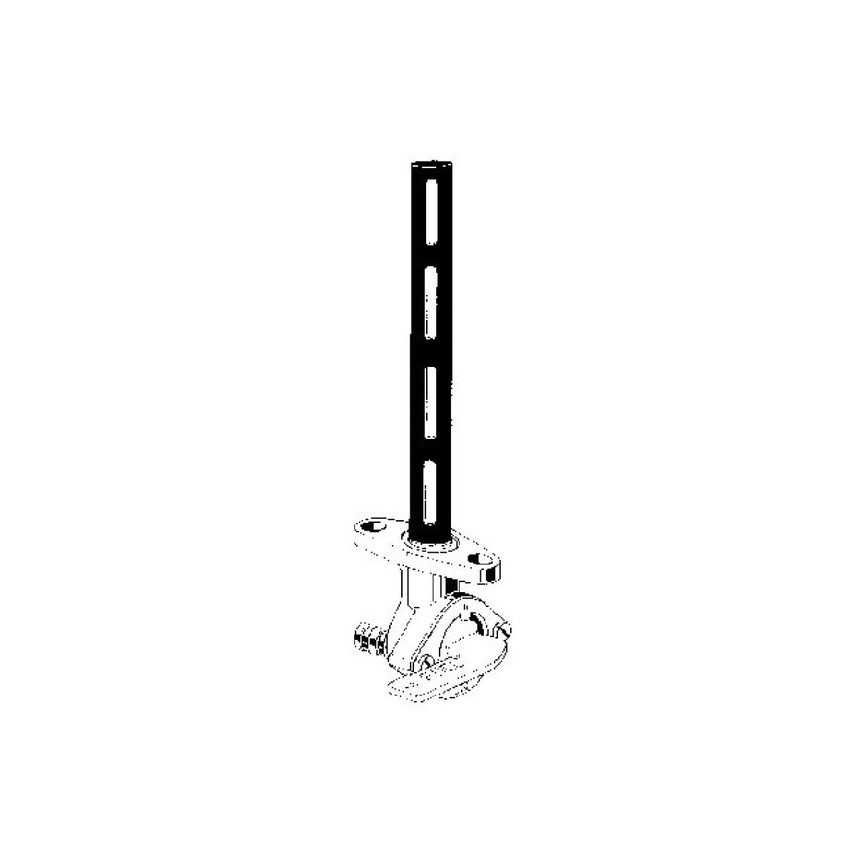 Conexión de brida del grifo de combustible, vástago de 8 mm HUSQVARNA TE (2AA) 410 97/98