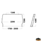 Trem Roll-bar abbattibile per gommoni