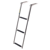 Trem Telescopic ladder from platform with black step