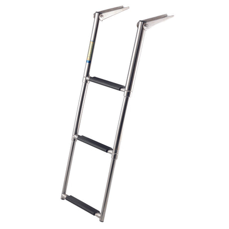 Trem Telescopic ladder from platform with black step