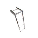 Trem Fully retractable platform ladder with telescopic slide