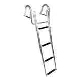 Escalera telescópica de plataforma Trem con asas, 3 peldaños, color negro