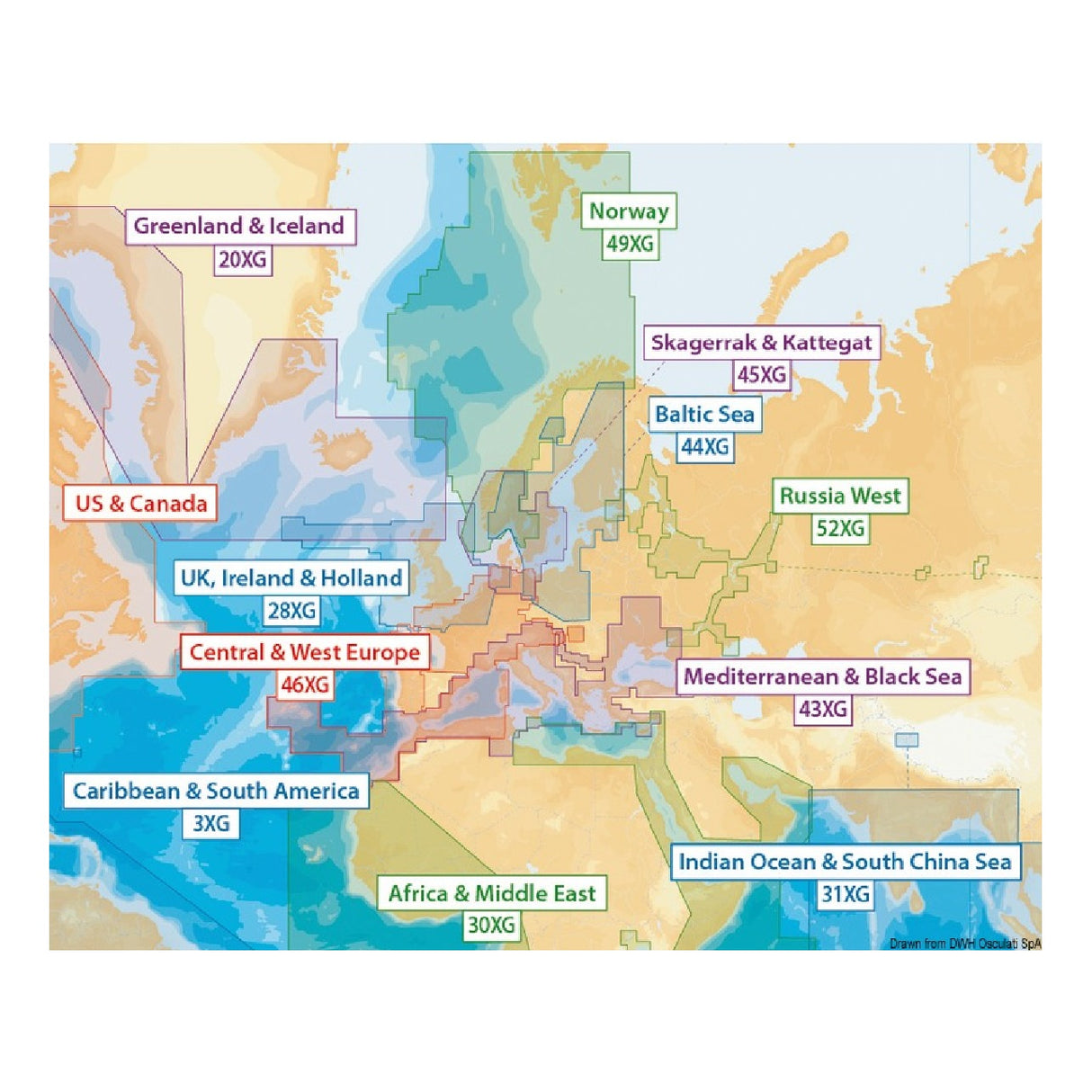 Navionics Cartografia Navionics XL9-NAVIONICS+ Global Region