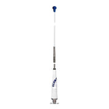 Die Glomex VHF-Antenne ist vom RA 106-Sockel abschraubbar.