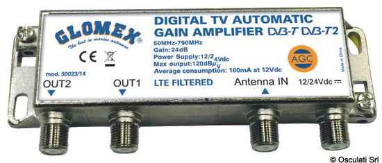 Amplificador automático Glomex AGC 50023/14