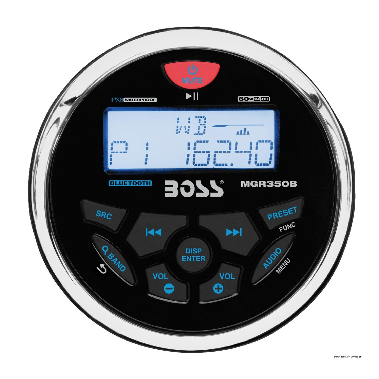 Boss Marine Radio FM/AM/Bluetooth/USB/MP3 da cruscotto BOSS