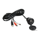 Osculati Cavo ausiliare USB-AUX con frontalino stagno 29.530.08