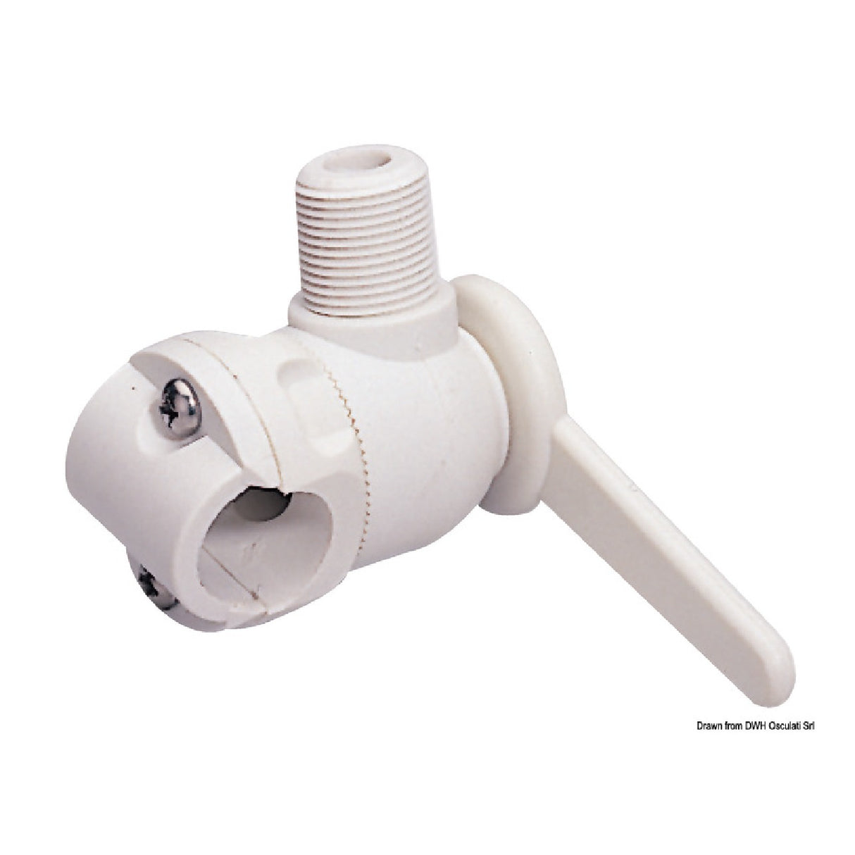 Osculati GPS/VHF antenna support for pulpit with lever 29.540.41