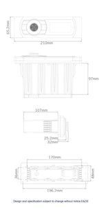 Radio stereo nautico stagno impermeabile AQUATIC AV MP6 Bluetooth/USB/MP3/AM/FM/DAB Barca - Gommone - SPA - ESTERNI