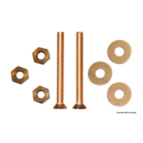 Osculati Piastra di massa GROUNDPLATE completa di bulloneria speciale 29.630.00