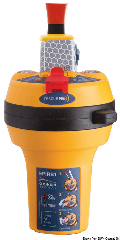 OCEAN SIGNAL Epirb1 Ocean Signal con GPS CAT2 Manuale