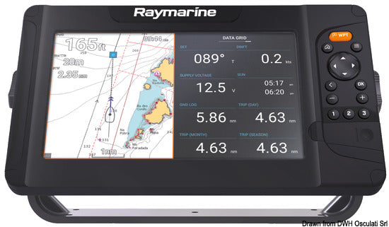 Raymarine Ecoscandaglio Element 9 S con cartografia