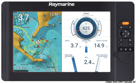 Raymarine Ecoscandaglio Element 12 S con cartografia