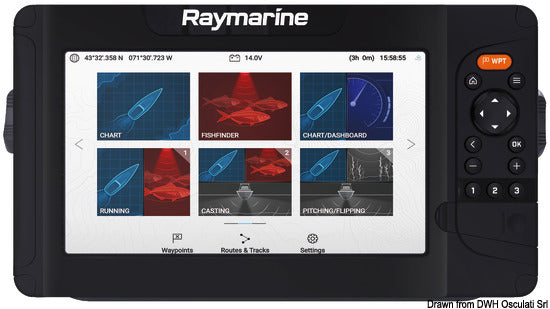 Raymarine Ecoscandaglio Element 12 HV con cartografia