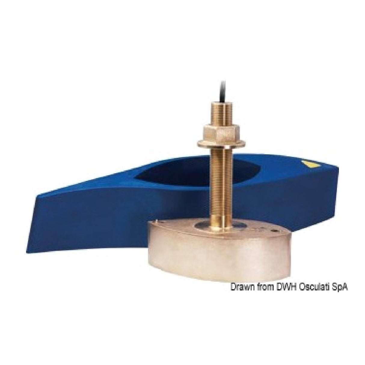 Raymarine Transductor B265LM 1Kw Chirp Pasacascos de bronce