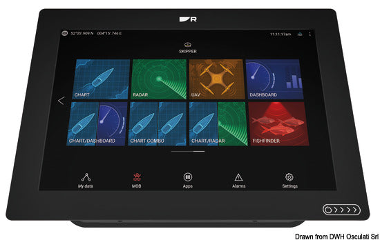 Raymarine AXIOM+ 7RV Multifunktions-Touchdisplay mit Kartendarstellung