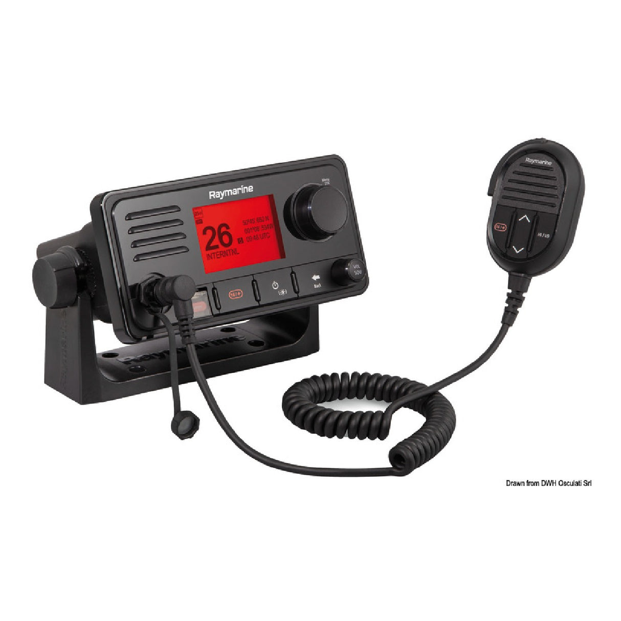 Raymarine VHF Ray63 con GPS integrato