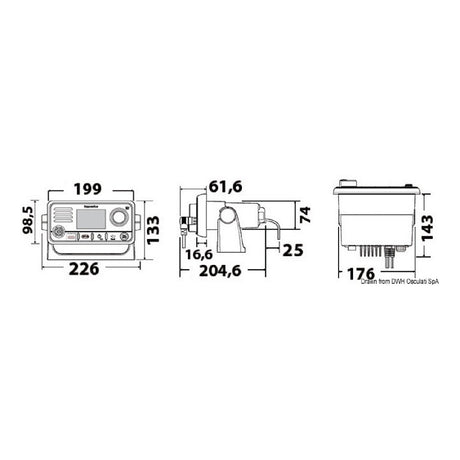 Raymarine Seconda stazione Raymic per Ray60