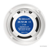 Altavoces estéreo de dos vías Osculati Versión Slim, profundidad 23 mm 29.721.98