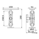 Osculati Universal instrument holder 29.759.00