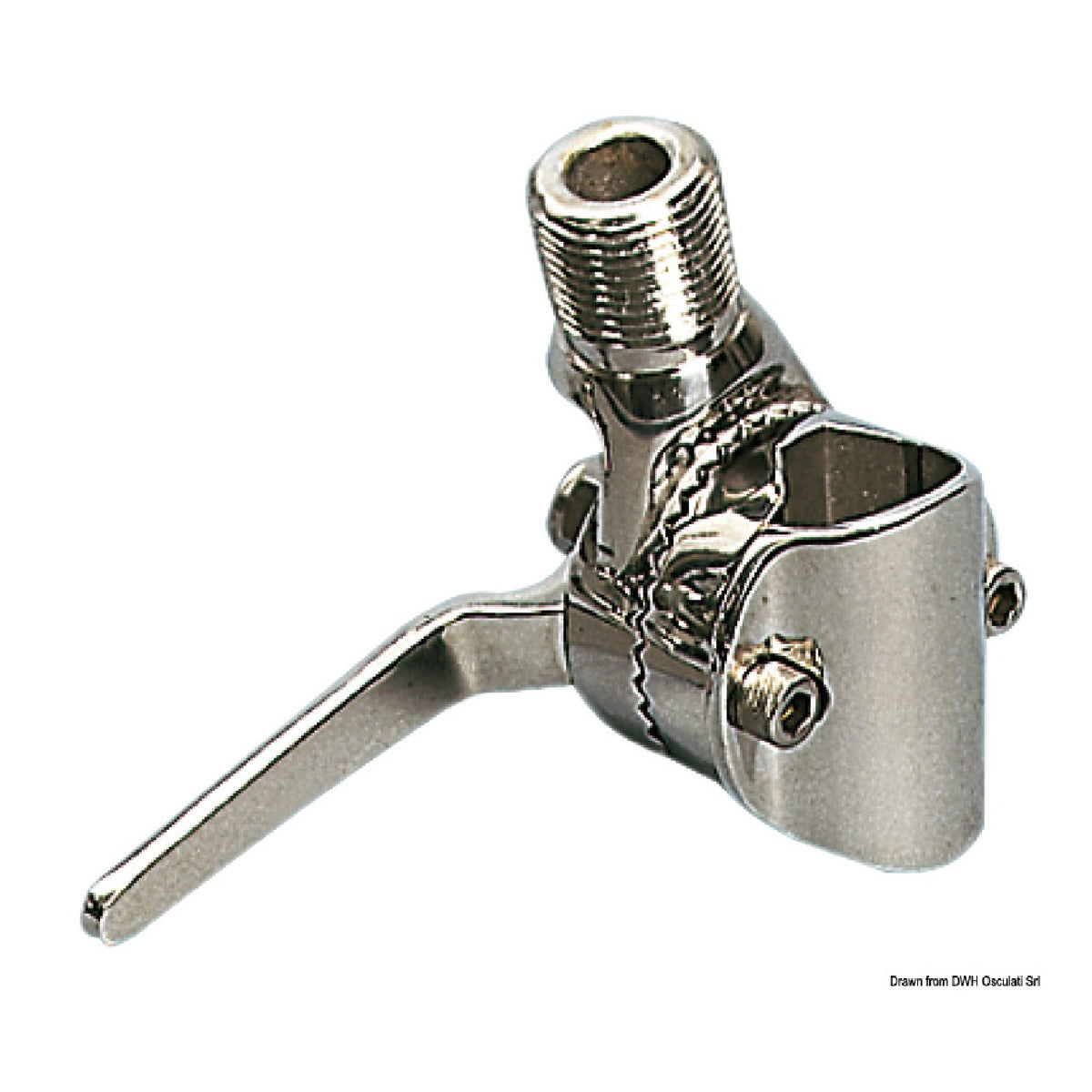 Osculati Base articulada para púlpito de acero inoxidable 29.930.20