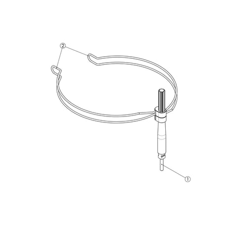 Kann Stoppot-Säule 1 Brenner Modell PV1370 Modell PV1370