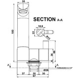 Can Rubinetto elettrico 12V modello RB1492 modello RB1492