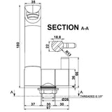 Grifo eléctrico de 12 V modelo RB1492 modelo RB1492