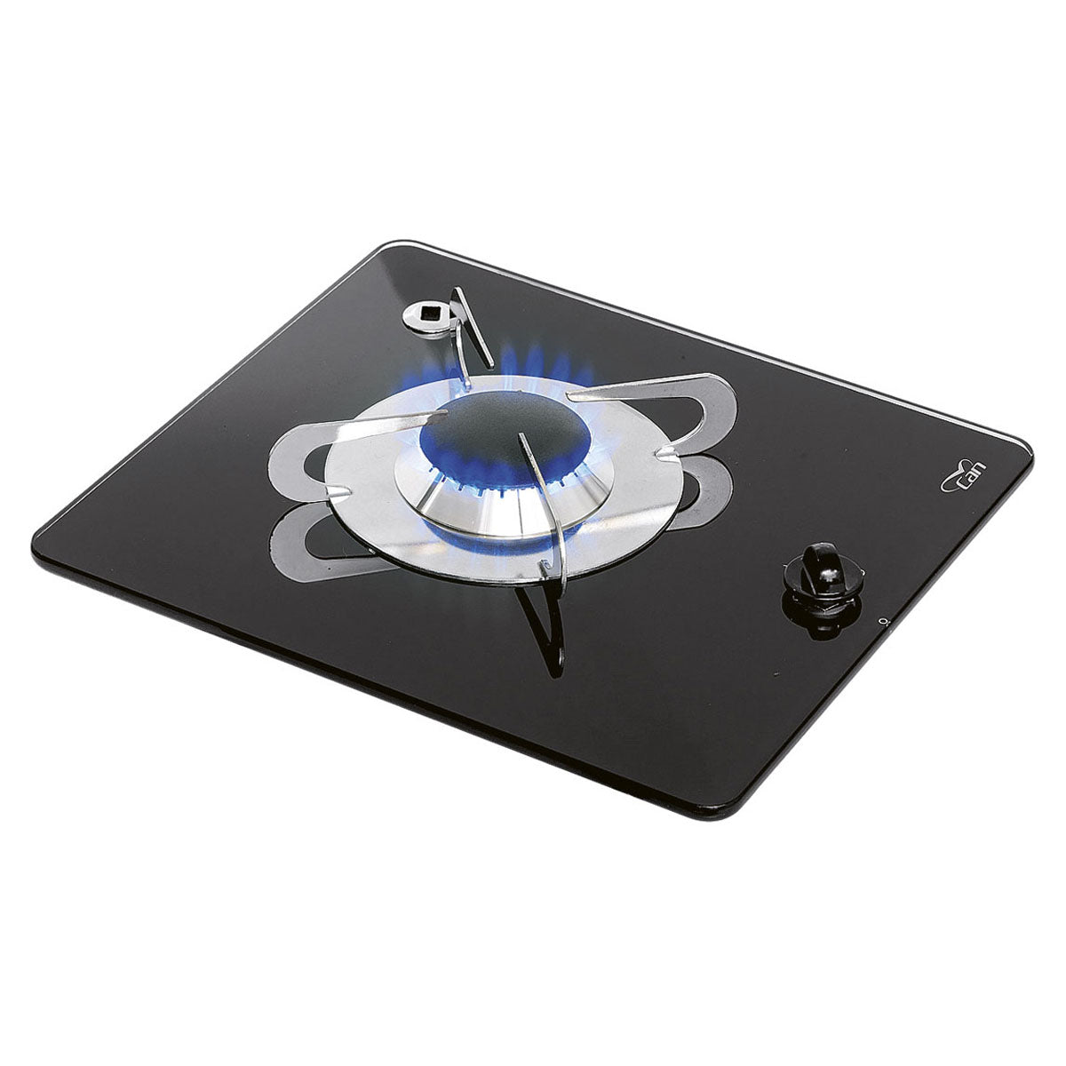 Can Built-in Glass Gas Hob with 1 Burner, Model PV1320