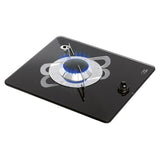 Placa de gas de cristal empotrada con 1 quemador, modelo PV1320