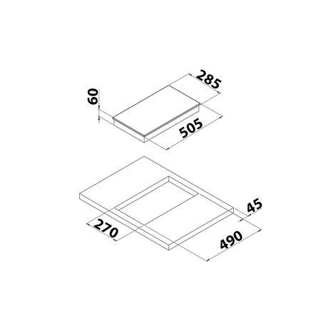 Can Piano cottura in vetroceramica a induzione modello PT1356