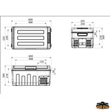 Trem Frigorifero congelatore portatile a compressore 20 L 12/24 V