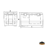 Trem Frigorifero congelatore portatile doppia zona 36 L 12/24 V